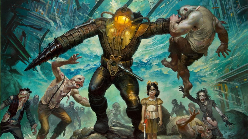 big, sister, bioshock, 1080P, little, hd, daddy, video games