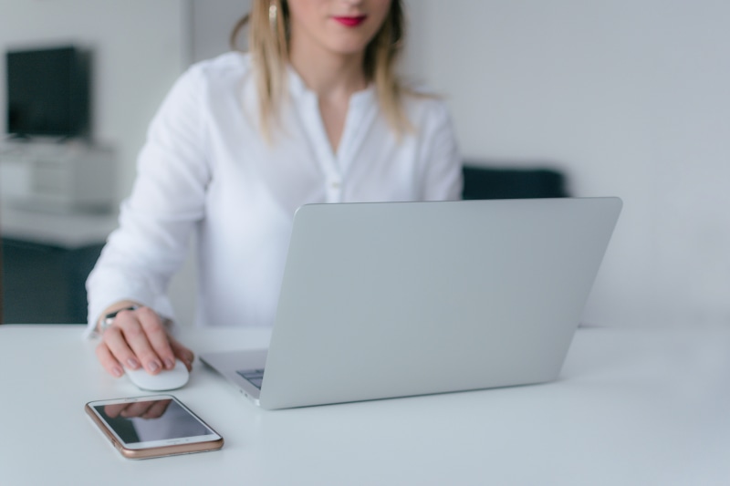 table, employee, remote work, internet, office, women, young adult, furniture, room, working, females, person, computer network, work, silver, technology