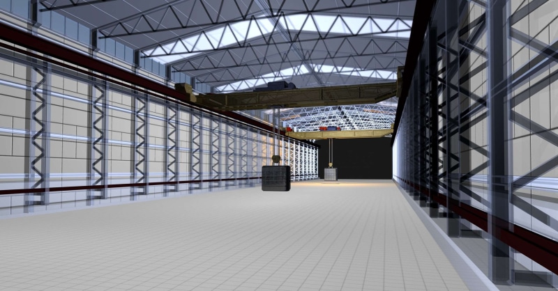 motion study, travel, railing, ceiling, glass - material, transport, the way forward, building, sunlight, rendering, 3d model, robotic technology, trace