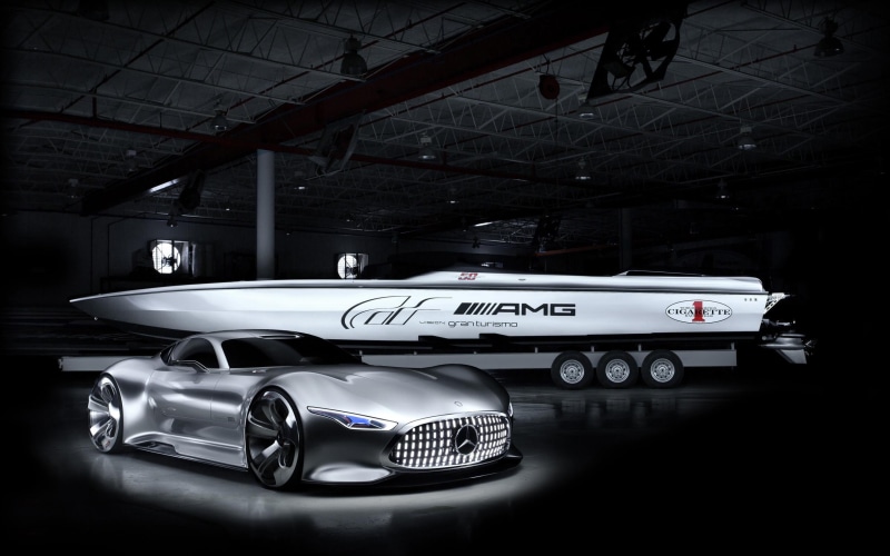 racing, mercedes, concept, gt, benz, amg, vision, 2K, cigarette
