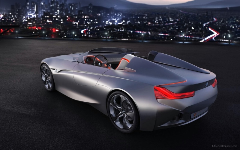 2011, red, bmw, drive, cars, silver, 1080P, connected, convertible, car, concept, vision