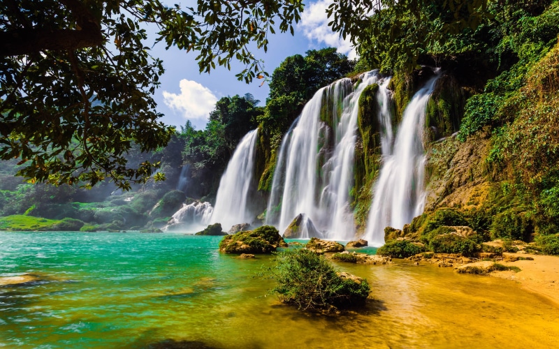 images, k, hd, vietnam, mobile, waterfall, china, desktop, 4K, ban, gioc,