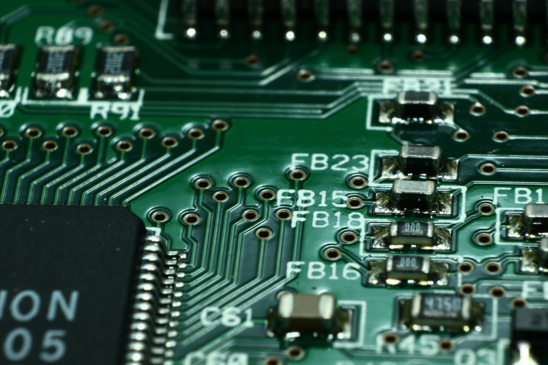 computer chip, computer, green color, no people, electronics, backgrounds, full frame, multilayer, print plate, resistors, components, microchip elektrotechnik