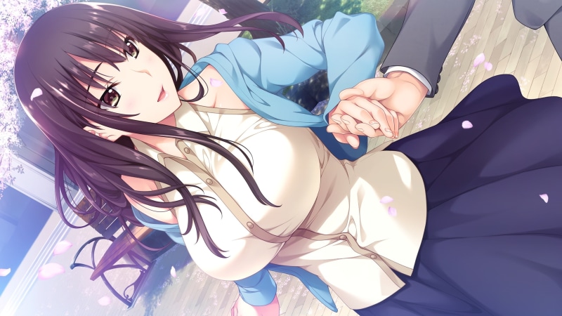 visual novel, long hair, real people, human body part, day, shoe, indoors, high angle view, women, sunlight, onee-chan no yuuwaku, beautiful woman, nature