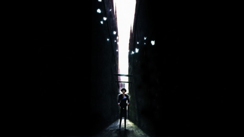 transportation, wall, silhouette, street, light at the end of the tunnel, indoors, the way forward, 1080P, Cowboy Bebop, men, city, adult, dark, copy space
