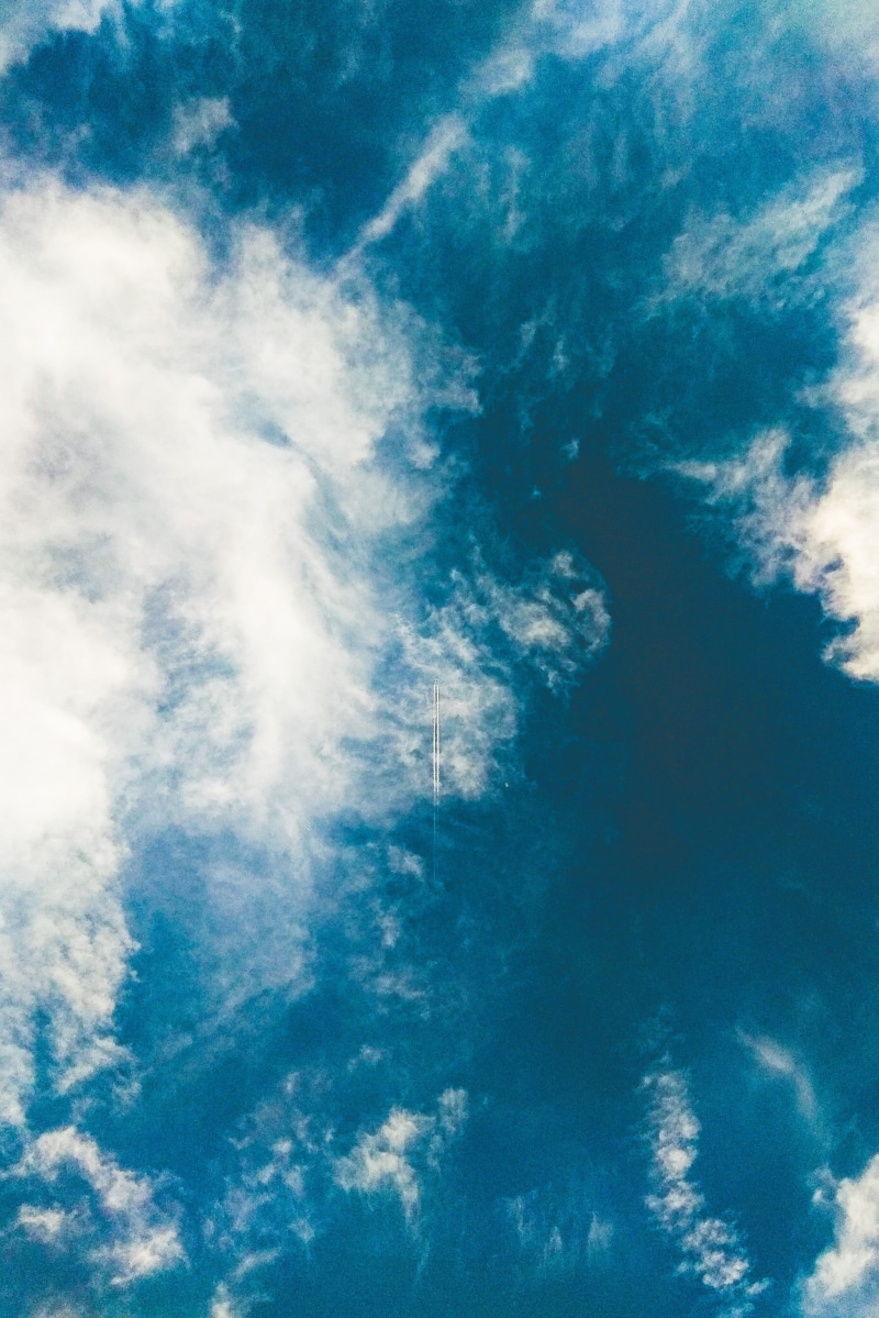 cloud - sky, idyllic, outdoors, scenics - nature, day, clouds, nature, no people, minimalist, tranquility, mid day, wide, 4K, beauty in nature, white color