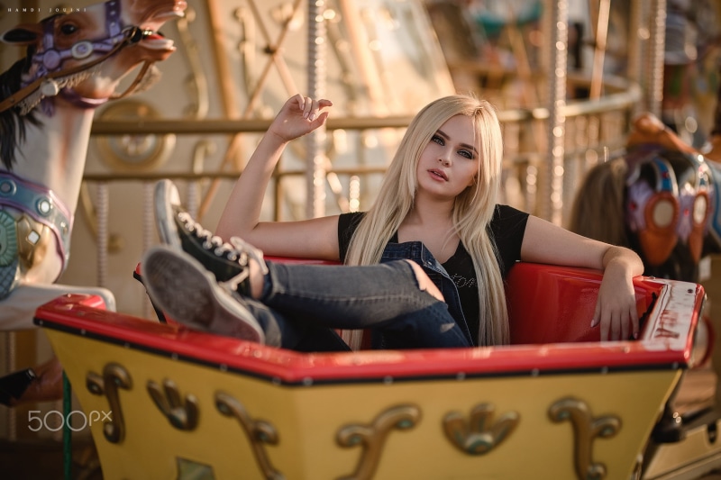 young adult, torn jeans, blond hair, adult, nose rings, retail, hair, consumerism, sneakers, depth of field, indoors, looking, hairstyle, women outdoors