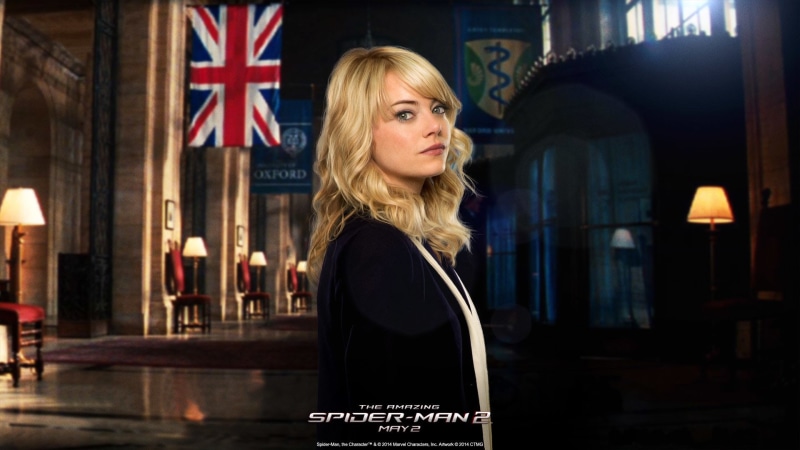 Gwen Stacy, The Amazing Spider-Man 2 , The Amazing Spider-Man 2, 1080P, Spider-Man, Emma Stone