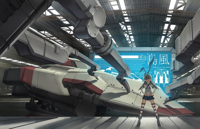 720P, anime, Shimakaze (Kancolle), Kantai Collection