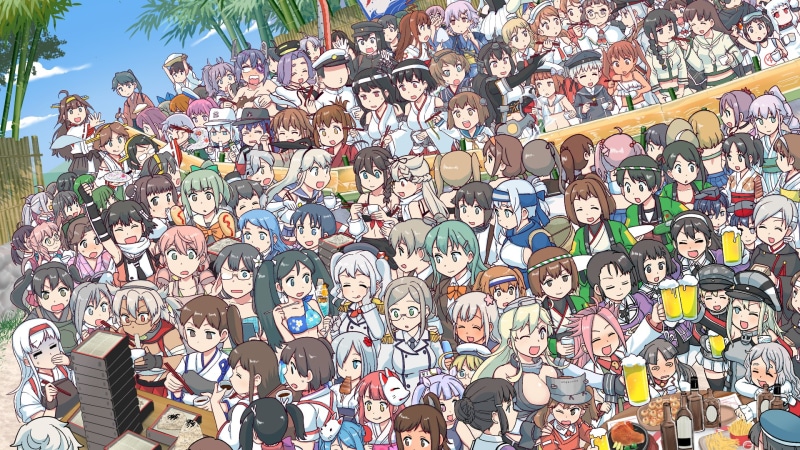 Mutsuki (KanColle), 1080P, Fubuki (KanColle), Akagi (KanColle), Kaga (Kantai Collection), Yuudachi (KanColle), Shimakaze (Kancolle), Kantai Collection