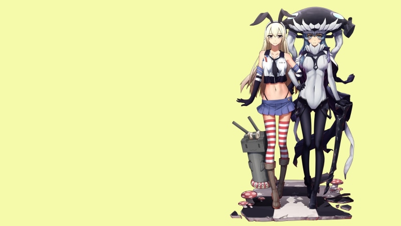 copy space, creativity, anime, minimalism, characters, representation, stockings, anime girls, human representation, studio shot, technology, inspiration