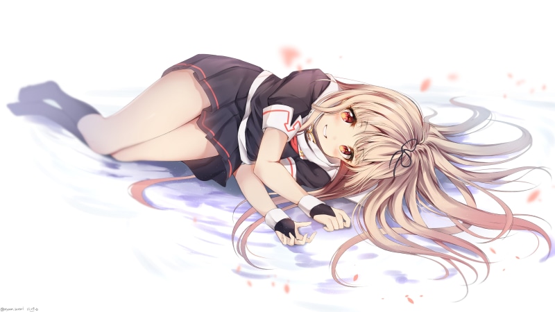 Yuudachi (KanColle), Kantai Collection, 4K, anime girls, anime