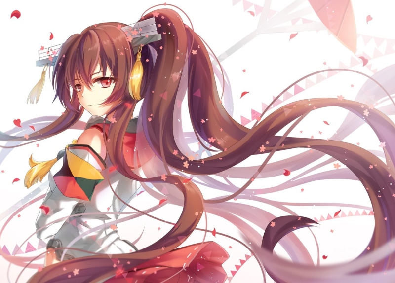 animal representation, red, Yamato (KanColle), day, indoors, representation, no people, design, amusement park ride, white background, still life, anime