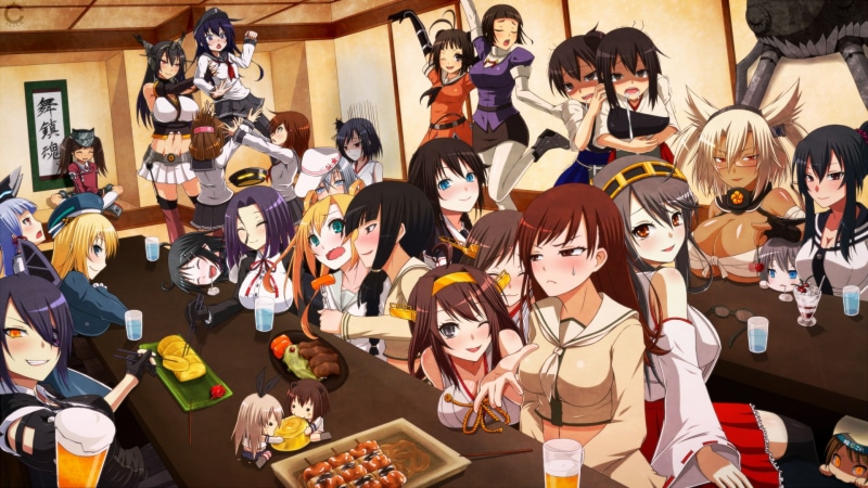 human representation, Kantai Collection, Kongou (KanColle), disguise, day, art and craft, business, representation, indoors, Nagato (KanColle), male likeness