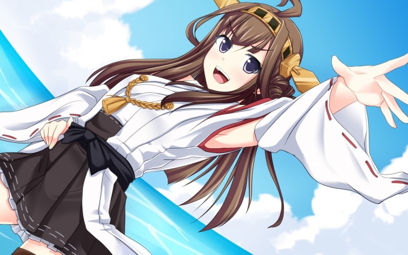 day, Kongou (KanColle), creativity, mouth open, amusement park ride, multi colored, cloud - sky, art and craft, arts culture and entertainment, sunlight