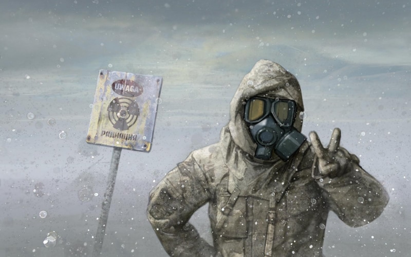 gas Mask, radiation, danger, toxic Substance, water, 2K, snow, unrecognizable person, Nuclear, cold - Temperature, military, communication, clothing, safety
