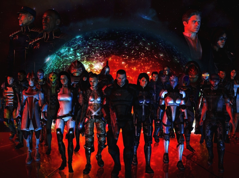 enjoyment, real people, james vega, men, tali zorah, performance, legion, arts culture and entertainment, shepard, kasumi goto, leisure activity, urdnot wrex