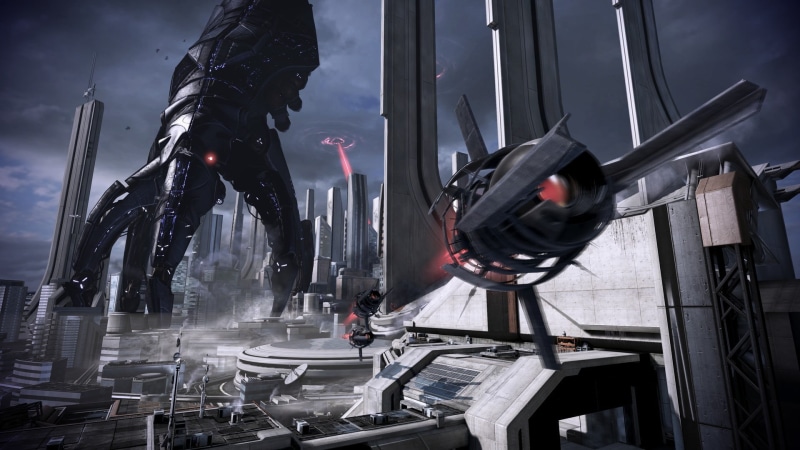 technology, travel, motion, Reapers, built structure, no people, lighting equipment, winter, metal, Mass Effect 3, mode of transportation, connection, game