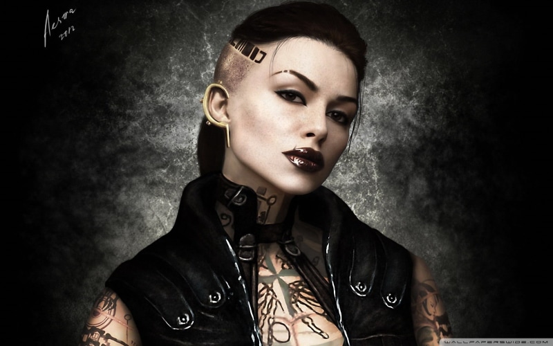 leather, black, beautiful woman, Biotic, fashion, clothing, Mass Effect, s, one person, women, young adult, leisure activity, lifestyles, Mass Effect 2