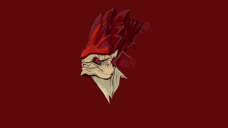abstract, science fiction, animal representation, copy space, krogan, animal, video games, butterfly - insect, red, brown, creativity, indoors, animal wing