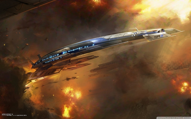 nature, mode of transportation, travel, on the move, aerospace industry, aerial view, airplane, speed, no people, cockpit, sky, 720P, aircraft wing, Mass Effect 3