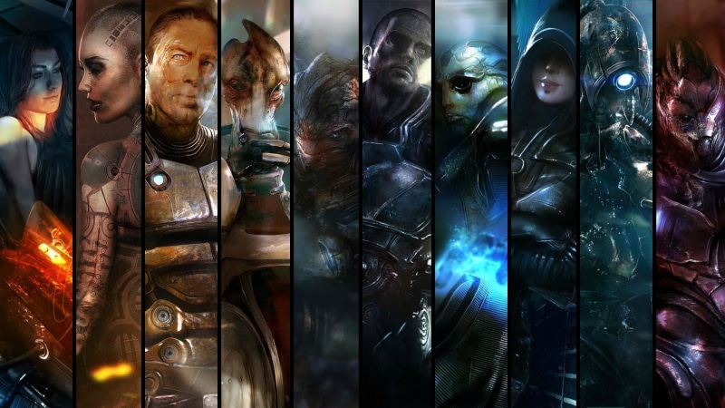 Commander Shepard, Kasumi Goto, Jack, Legion, Mass Effect, Zaeed Massani, Mordin Solus, Mass Effect 2, Garrus Vakarian, 1080P, Thane Krios, Miranda Lawson