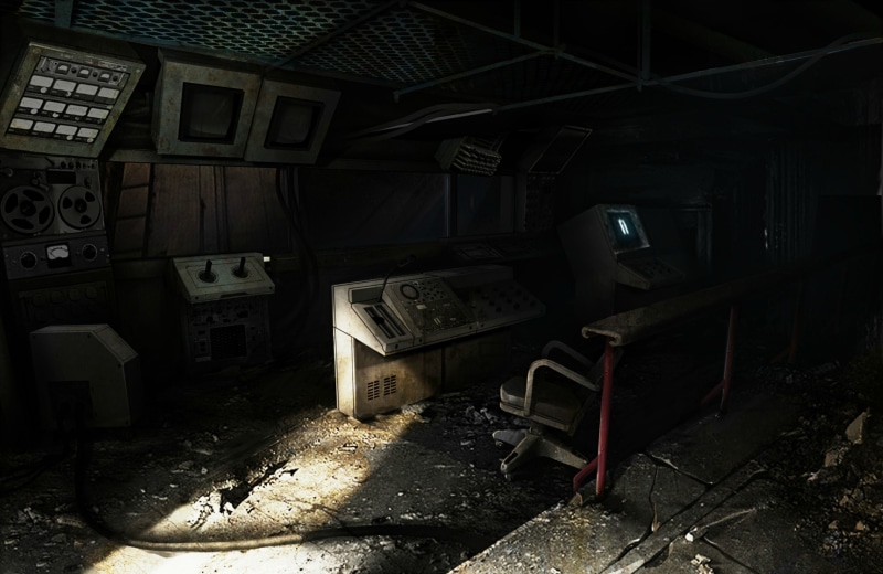 unhygienic, stalker 2, computer, kitchen, destruction, controller, obsolete, spooky, white, device, ruined, old-fashioned, damaged, abandoned building