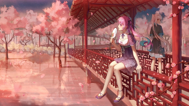 Kagura Mea, Virtual Youtuber, Minato Aqua, Anime, 1080P