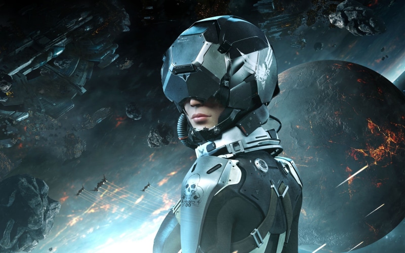 government, work helmet, portrait, technology, standing, young adult, 2K, futuristic, fashion, silver colored, eve, illuminated, valkyrie, game, vr, one person