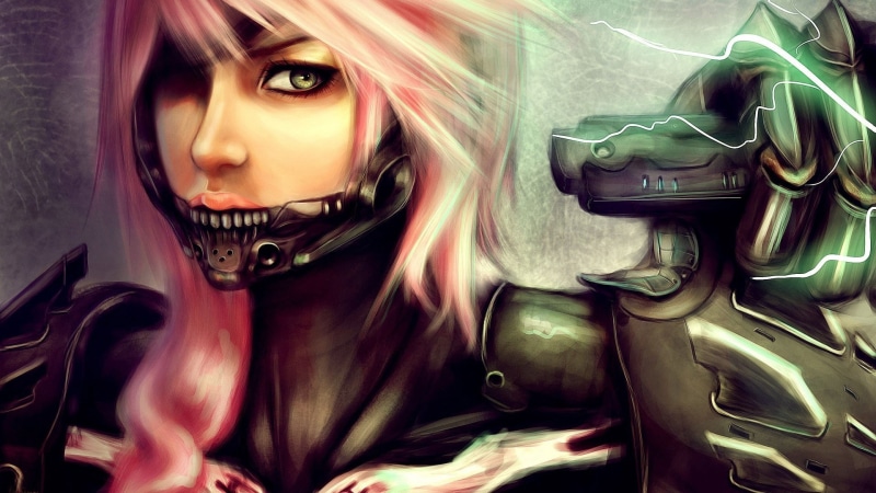 cyborg, concept art, Raiden, fantasy art, women, Metal Gear Rising, genderswap, 1080P, Metal Gear Rising: Revengeance, artwork