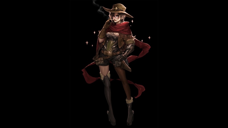 1080P, Overwatch, Genderswap, smoking, video games, McRee (Overwatch), digital art