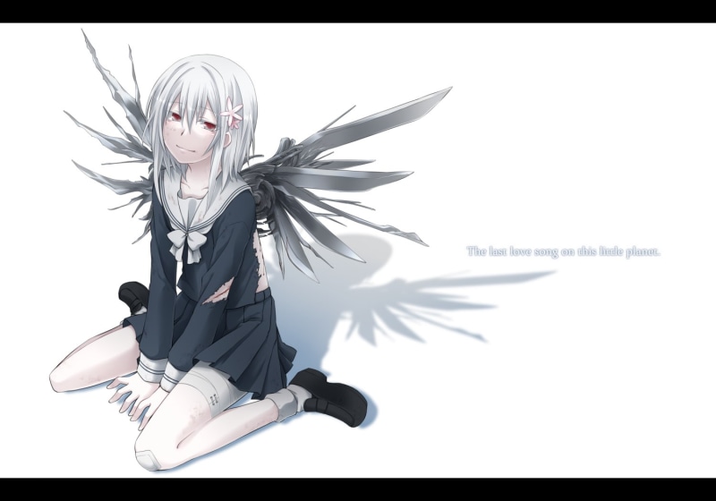 yuriko, suzushina, aru, idora, genderswap, seifuku, 720P, torn, parody, saikano, wings, majutsu, clothes, index, white