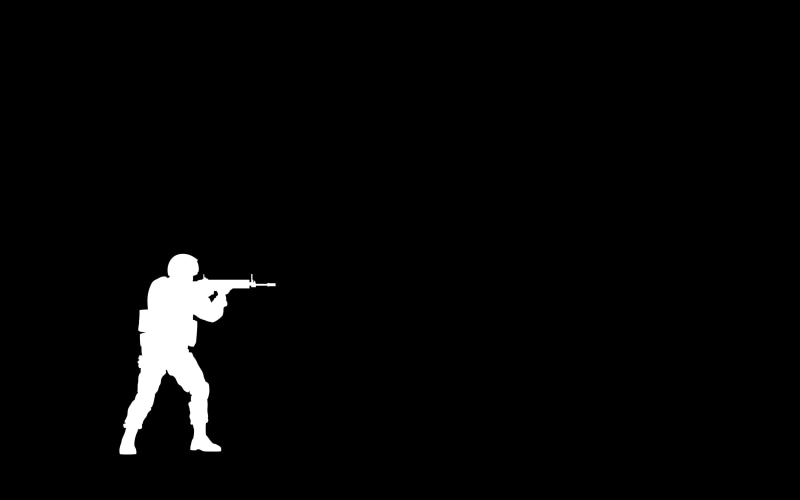 military, silhouette, studio shot, rifle, single object, full length, 4K, holding, night, copy space, government, people, standing, unrecognizable person