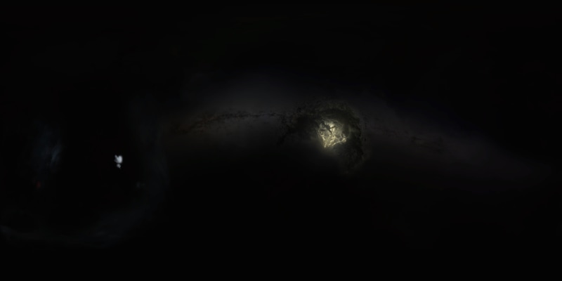 human body part, untitled, human face, space, black color, digital composite, indoors, studio shot, mystery, dark, 8K, people, video games, black background