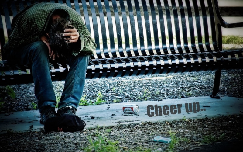 alcohol, abuse, drunk, bench, drugs, people, 720P