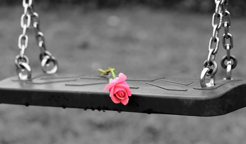 playground, sadness, empty playground, stop cyber bullying, chain, beauty in nature, close-up, pink color, stop physical abuse, flower, stop bullying in schools