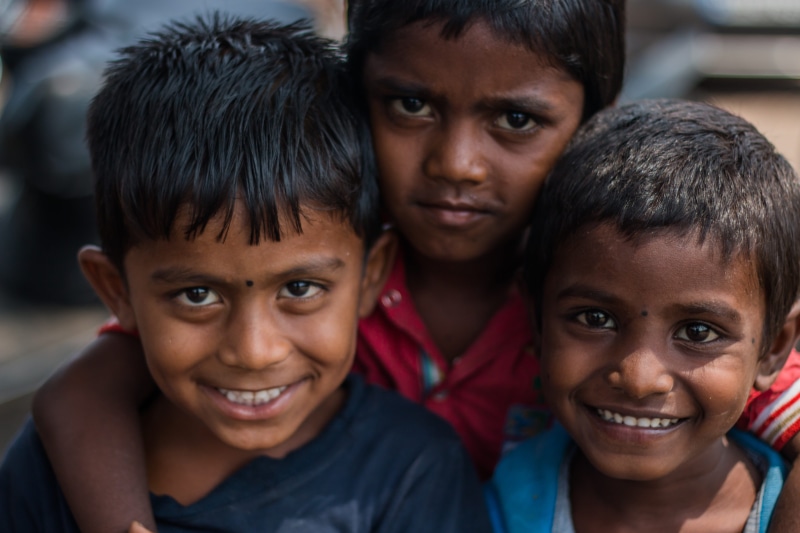 fun, females, face, sister, focus, looking at camera, happy, smile, real people, innocence, love, portrait, joy, three, joyful, girls, young, boy, sibling