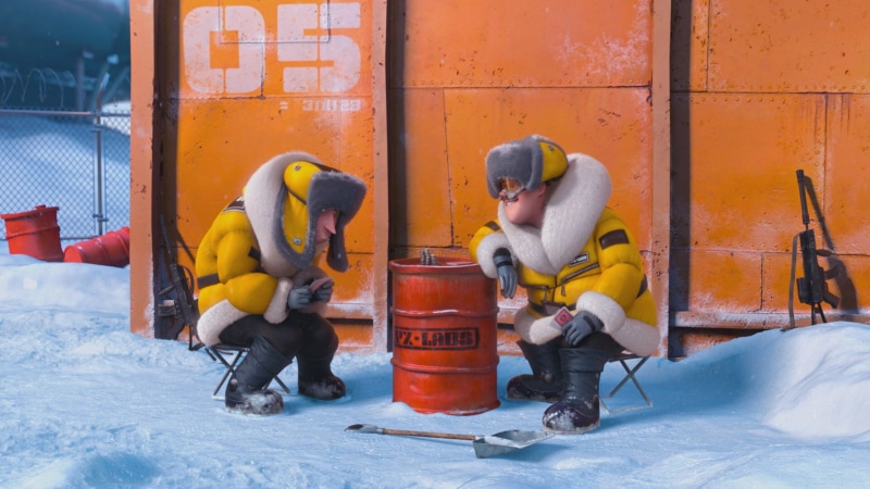 males, sitting, two people, teenager, men, clothing, child, protection, real people, crouching, winter, despicable me 2, warm clothing, nature, snow, togetherness
