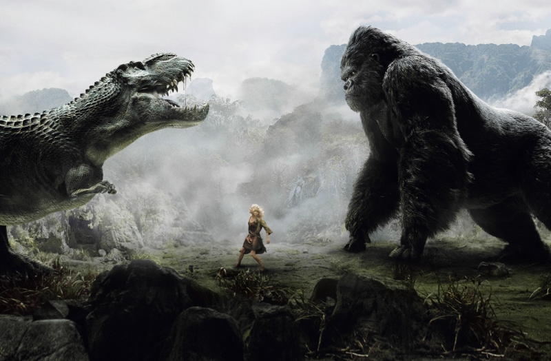 people, animal wildlife, sky, outdoors, solid, T-Rex, lifestyles, land, tourism, rock - object, nature, real people, women, mammal, King Kong, rock, mountain