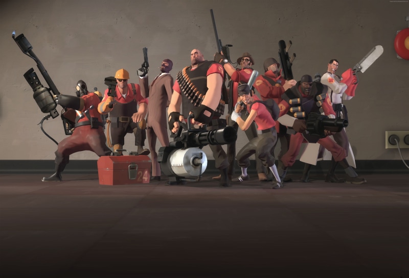 PC, 6k, FPS, all characters, Ultra HD, 8k, Team Fortress 2, 4K, screnshot, review, TF2, 4k