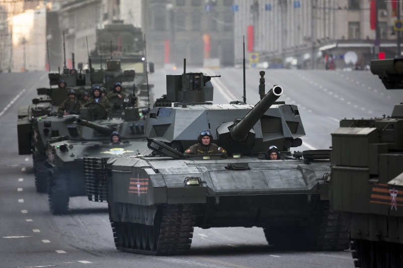 protection, gun, aggression, architecture, military, government, Armata T-14, city, cannon, weapon, Russian Army, built structure, 5K, building exterior
