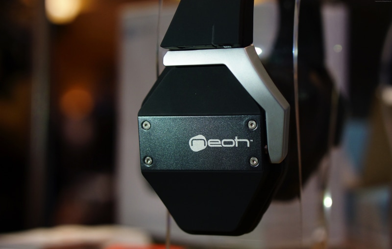 technology, push button, illuminated, focus on foreground, connection, shape, black color, 5K, 3D sound, Neoh Headphones, arts culture and entertainment