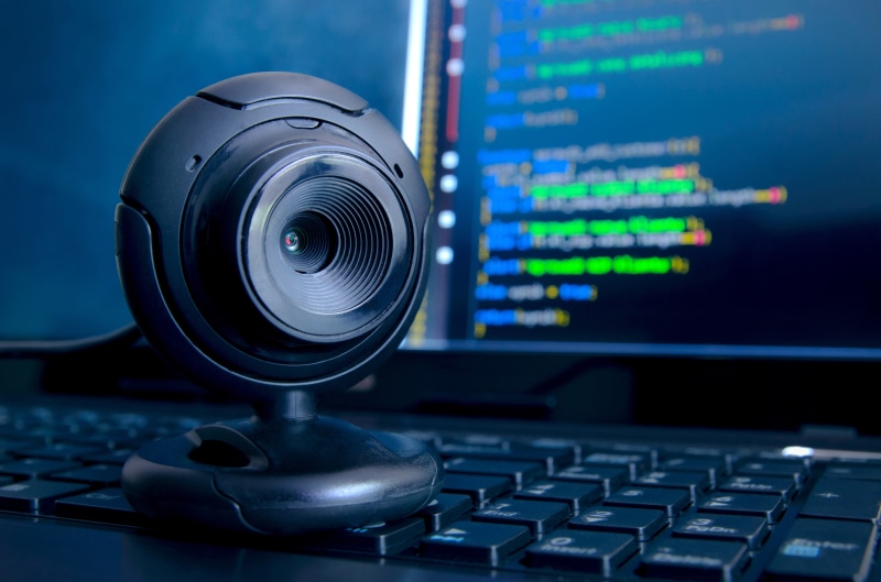 macro, bokeh, keyboard, hi-tech, blur, data, camera, exchange, monitor, computer, 4K, working, table, technology, web