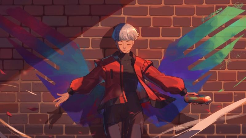 anime, Apex Legends, 2K, white hair, Valkyrie(Apex Legends)