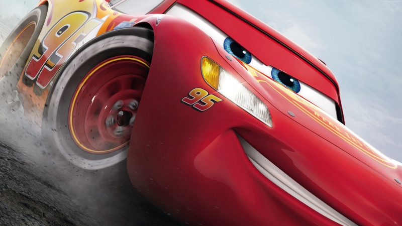 5K, 5k, poster, Cars 3, Lightning McQueen