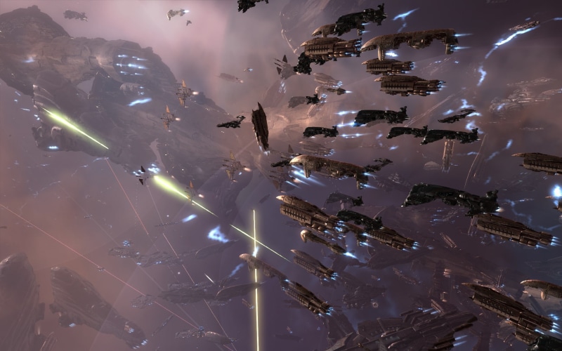 spaceships, eve, video games, 1080P, battle, online, hd