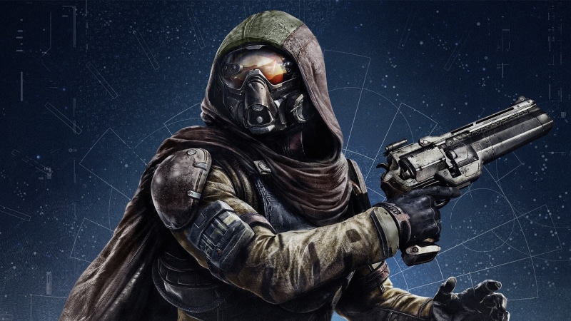 winter, real people, waist up, 1080P, snowing, mask, Destiny (video game), adult, aggression, military, night, s, headwear, security, people, goggles