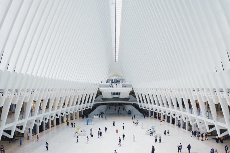 nyc, large group of people, travel, one world trade center, outdoors, tourism, group of people, lifestyles, oculu, person, interior, incidental people