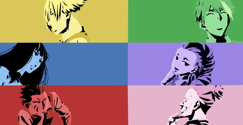5K, Chiyuki (Death Parade), Death Parade, Oculus (Death Parade), Clavis (Death Parade), Decim (Death Parade), Nona (Death Parade), Anime, Ginti (Death