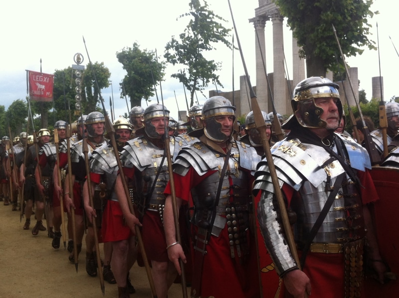 spear, day, uniform, men, large group of people, warrior, legionary, people, helmet, sword, marching, real people, holding, honor Guard, armour, architecture